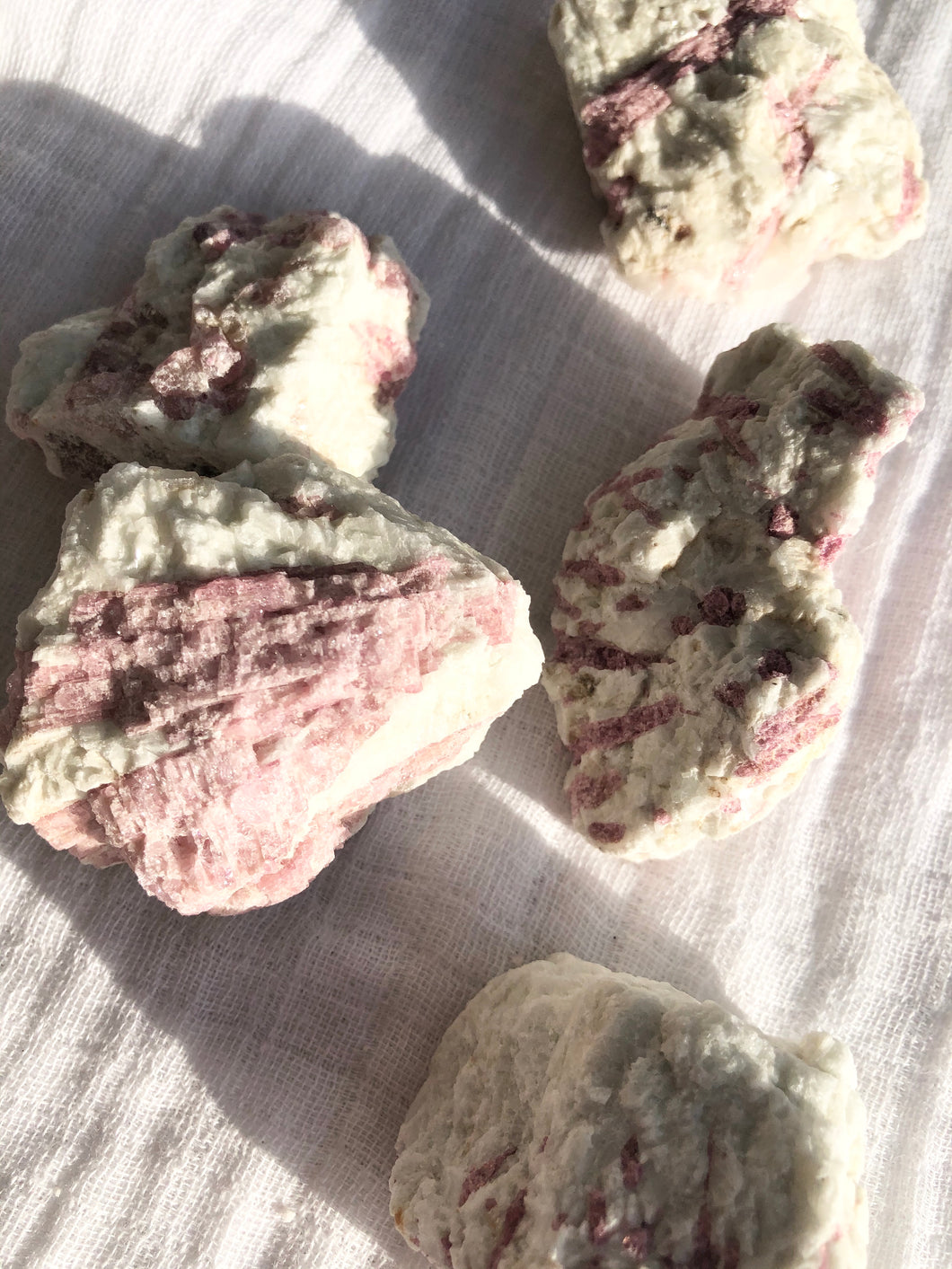 Pink Tourmaline Rough Medium