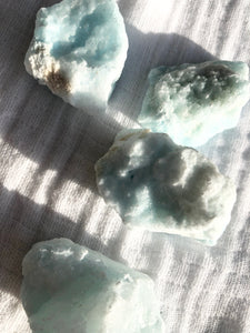 Blue Aragonite Rough Small