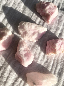 Pink Aragonite Rough Small