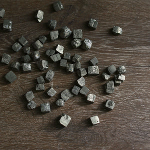Pyrite tumbles