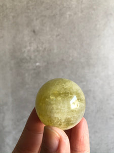 Lemon Quartz Sphere