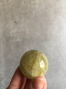 Lemon Quartz Sphere