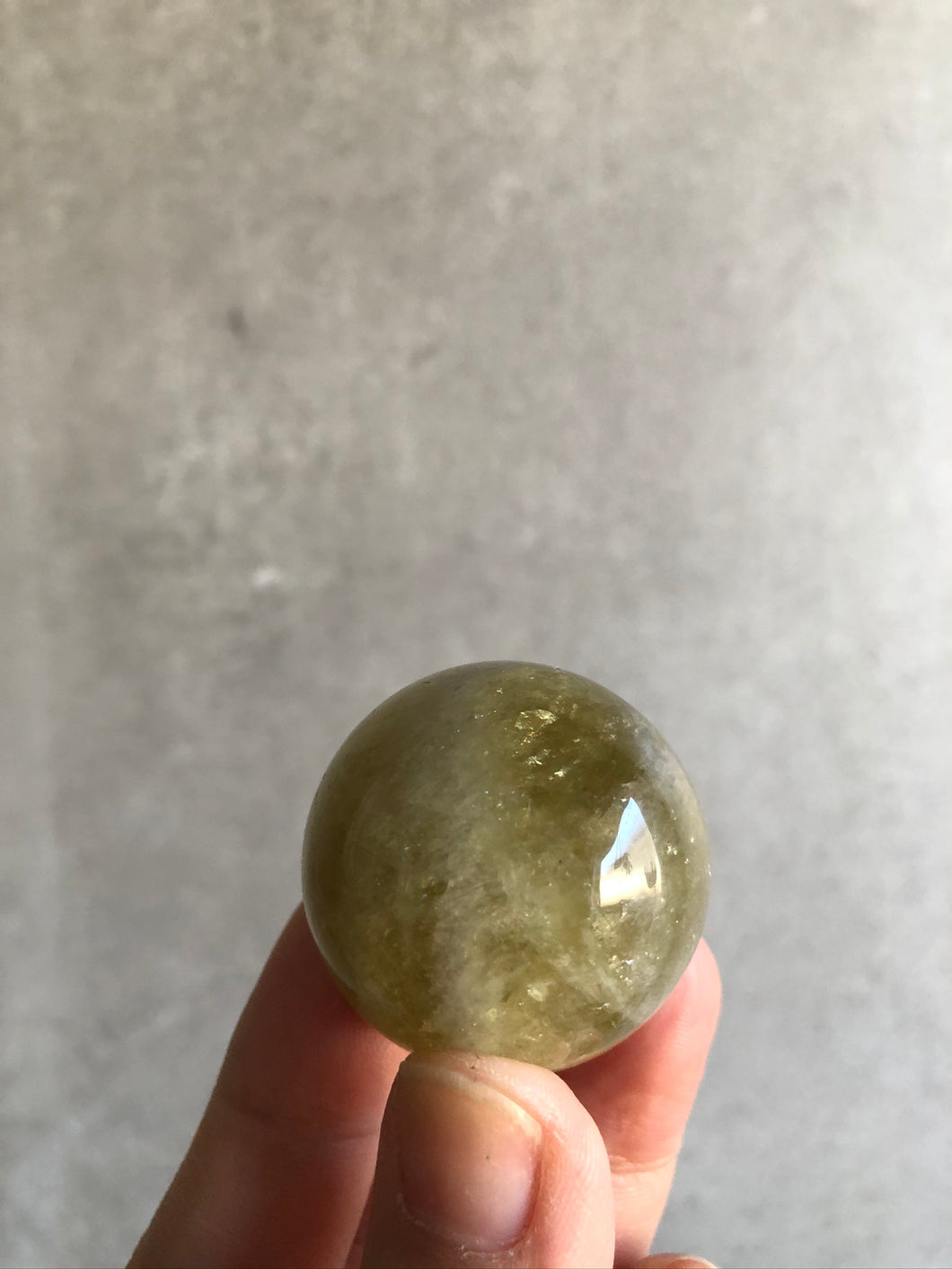 Lemon Quartz Sphere
