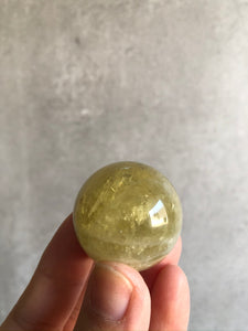 Lemon Quartz Sphere