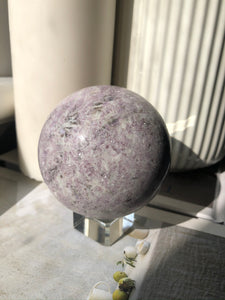 Lepidolite Sphere