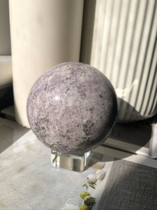 Lepidolite Sphere