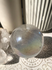 Angel Aura Quartz Sphere