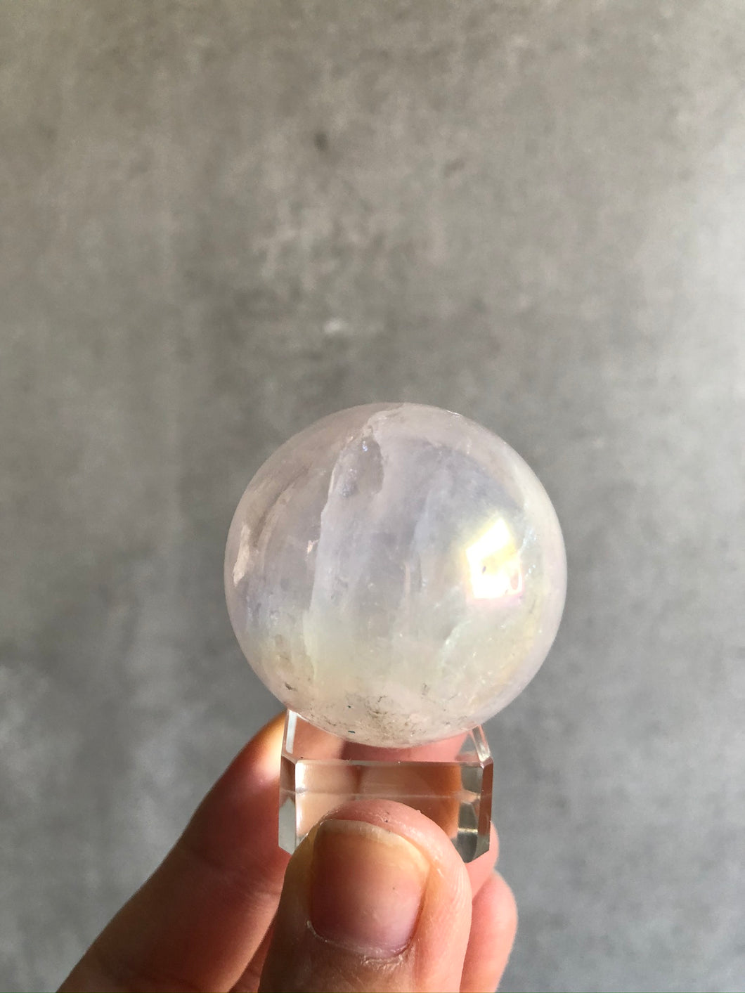 Angel Aura Quartz Sphere