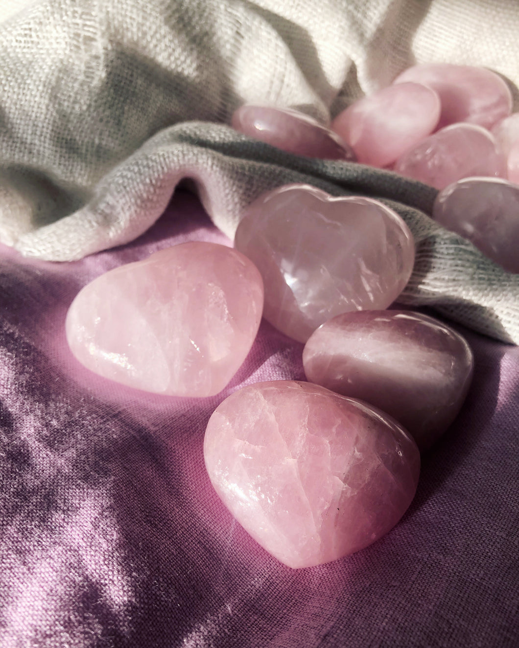 Rose Quartz Heart