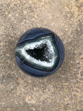 Load image into Gallery viewer, Agate Geode Druzy Sphere
