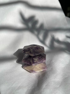 Lepidolite Hexagon