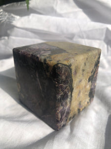 Silk Fluorite Cube