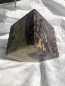 Silk Fluorite Cube