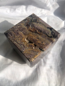 Silk Fluorite Cube
