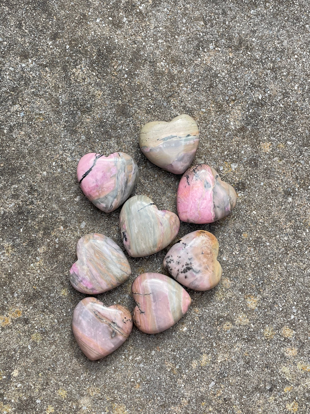 Rhodonite Small Heart
