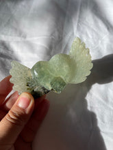 Load image into Gallery viewer, Prehnite with Epidote Winged Heart
