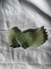 Load image into Gallery viewer, Prehnite with Epidote Winged Heart
