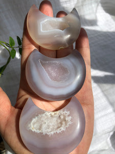 Agate Druzy Moon