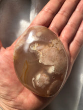 Load image into Gallery viewer, Flower Agate Palm Stone
