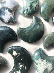 Moss Agate Moon