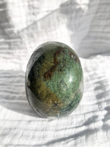 Moss Agate Skull