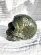 Load image into Gallery viewer, Moss Agate Skull
