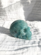 Load image into Gallery viewer, Sky Blue Quartz Skull
