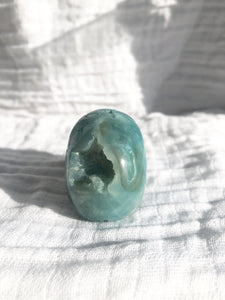 Sky Blue Quartz Skull