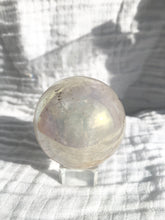 Load image into Gallery viewer, Aura Tourmaline in Quartz Sphere

