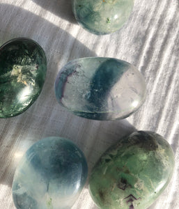 Fluorite Palm Stone