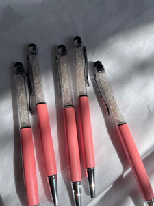 Rose Quartz Pen and Stylus