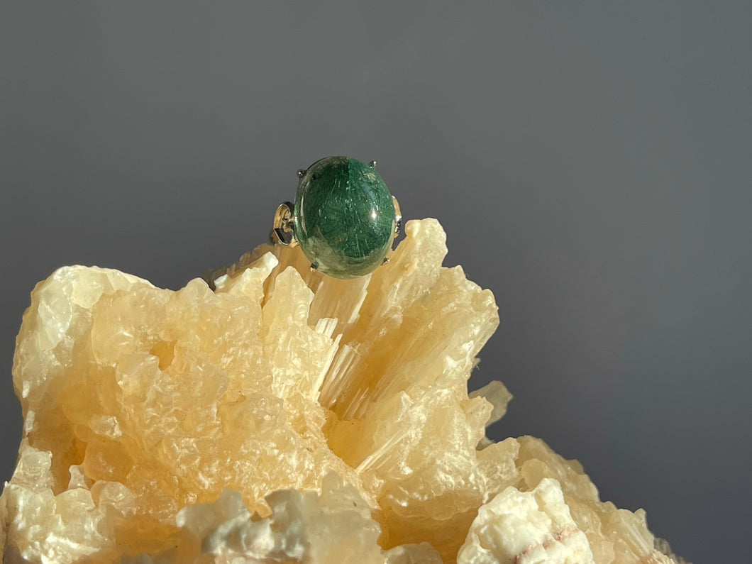 Green Rutile Ring #174