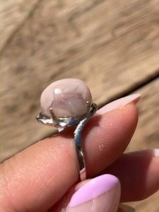 Flower Agate Ring #5