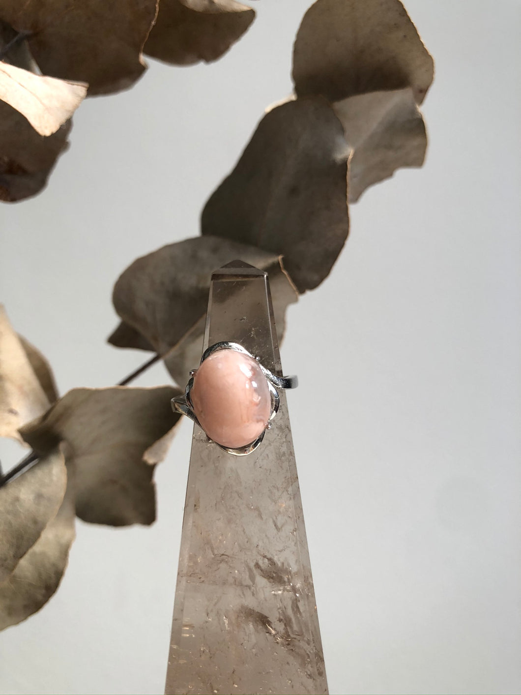 Flower Agate Ring #5