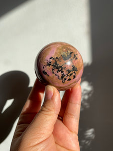 Rhodonite Sphere