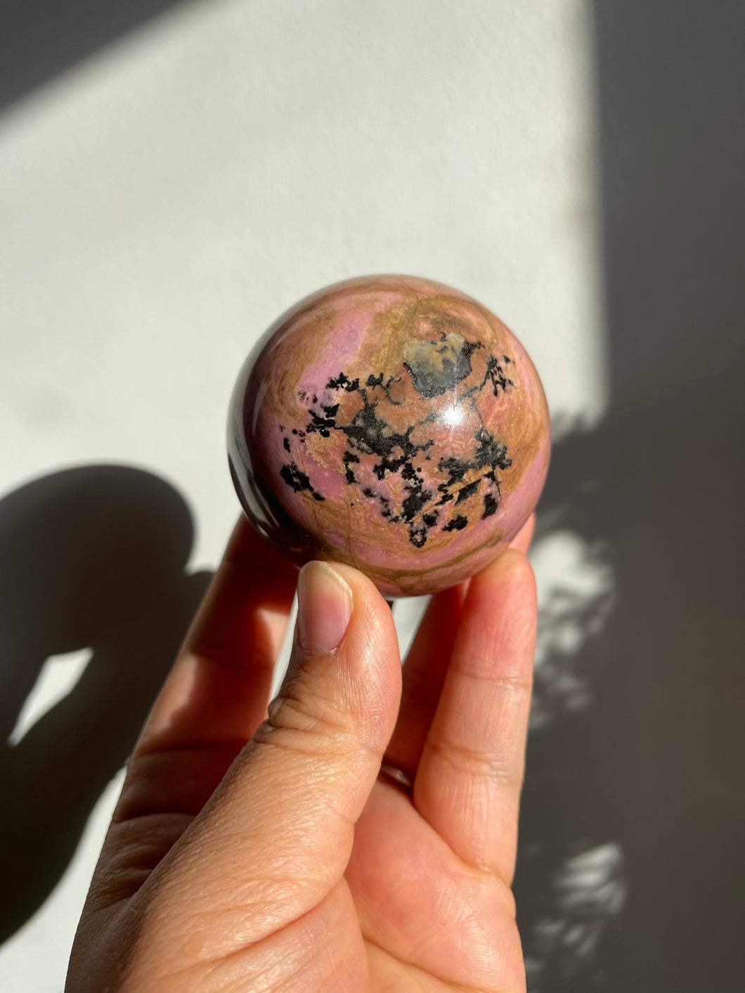 Rhodonite Sphere