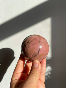 Rhodonite Sphere