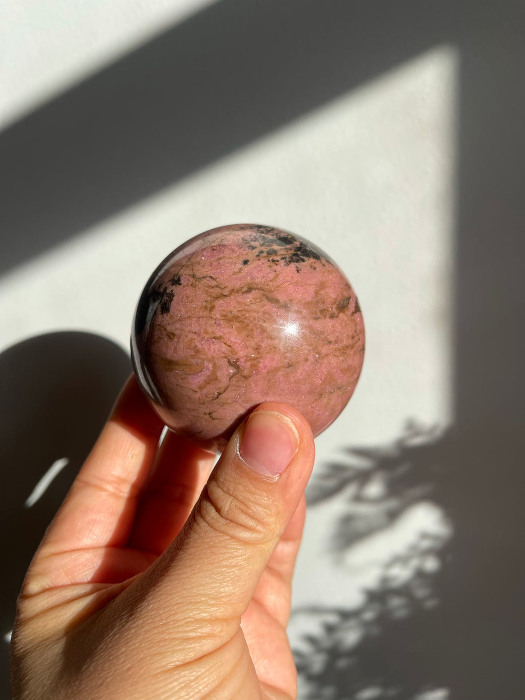 Rhodonite Sphere