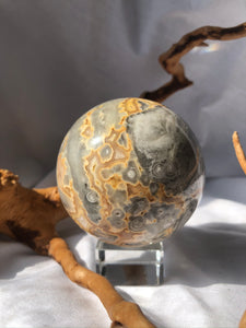 Crazy Lace Agate Sphere