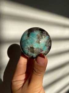 Smoky Amazonite Sphere