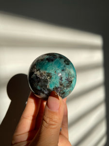 Smoky Amazonite Sphere