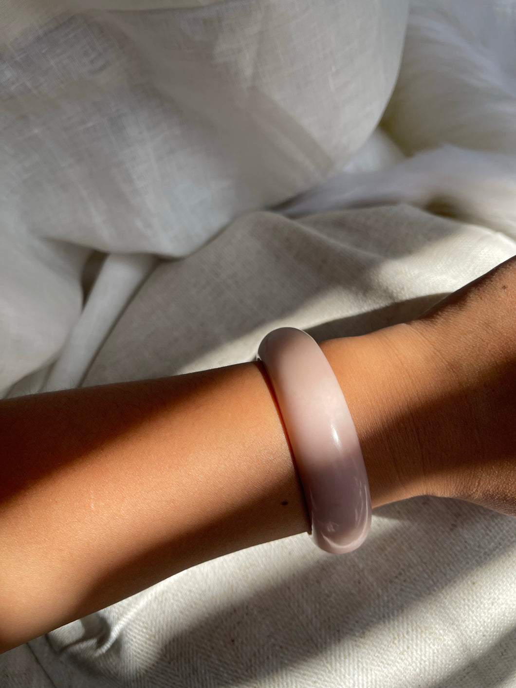 Pink Opal Bangle
