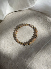 Load image into Gallery viewer, Rutilated Quartz with Hematite Bracelet
