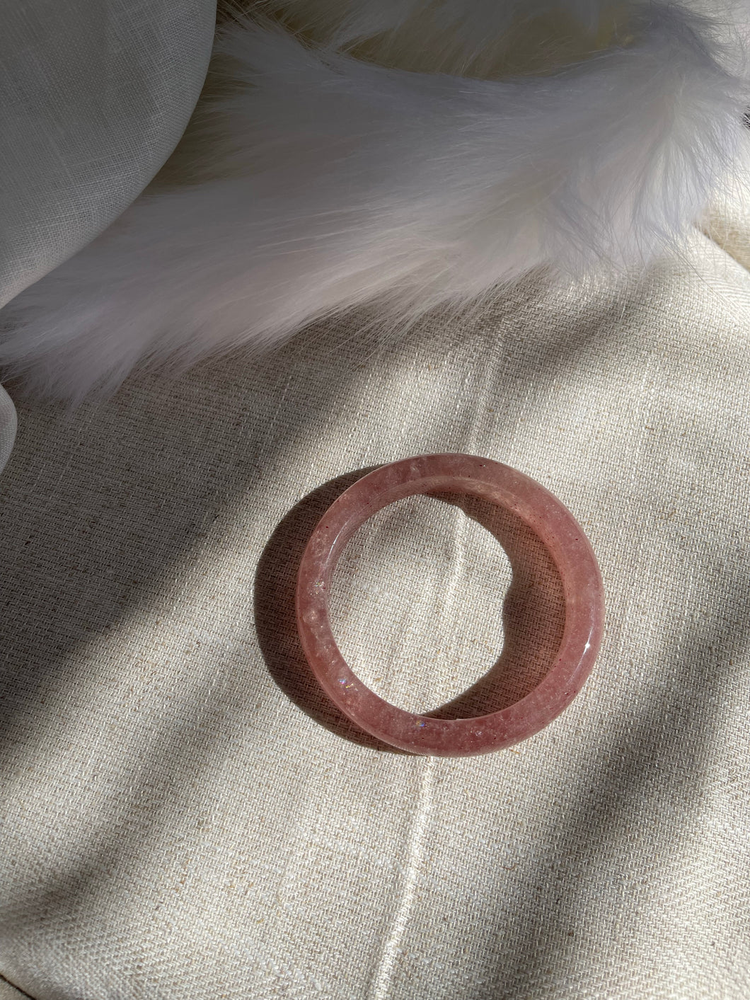 Strawberry Quartz Bangle