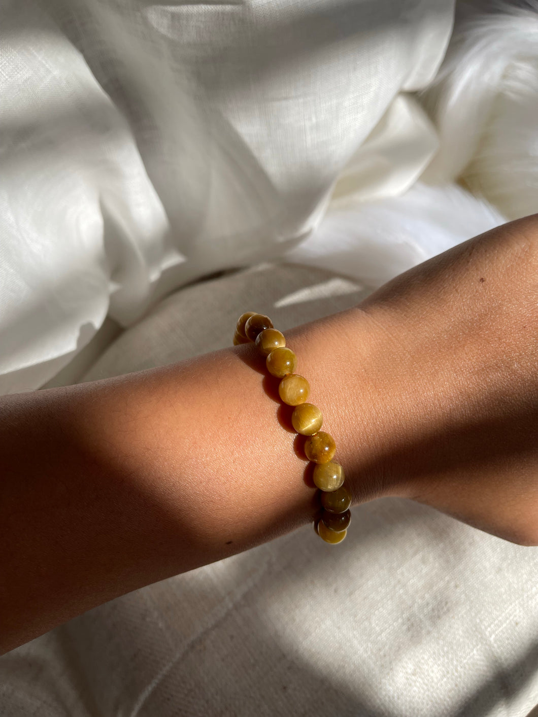 Yellow Tigers Eye Bracelet