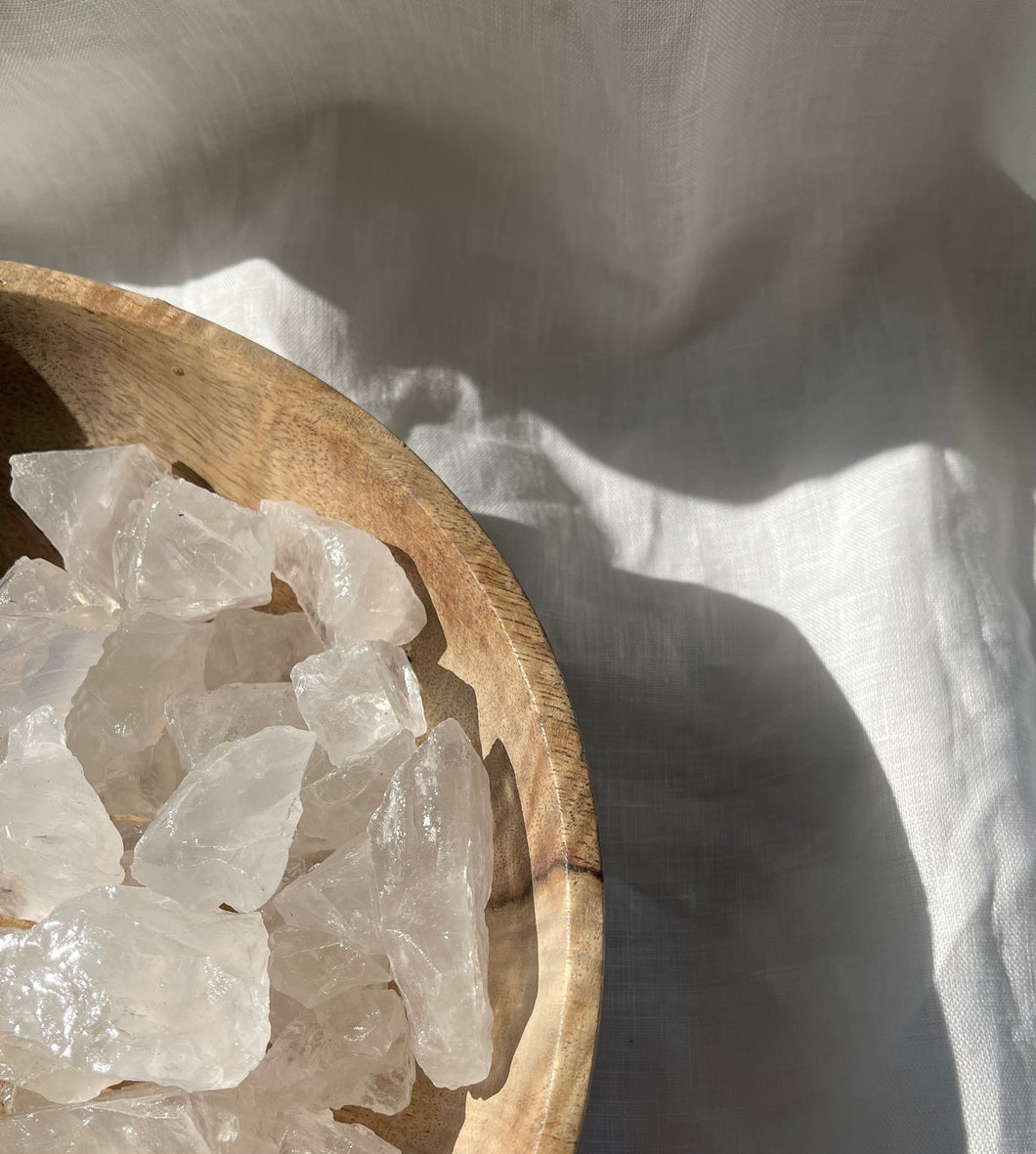 Clear Quartz Rough Medium
