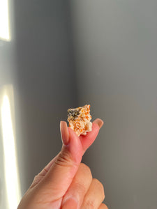 Vanadinite in Barite Specimen